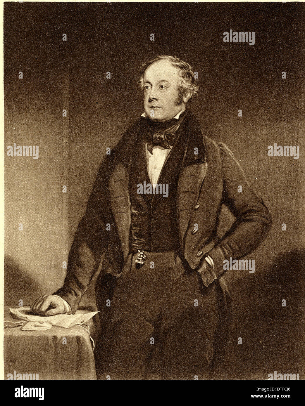 Sir George Clerk (1787-1867) Stockfoto