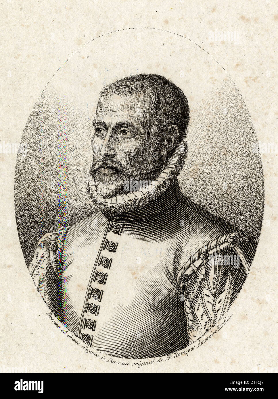Carolus Clusius (1529-1609) Stockfoto