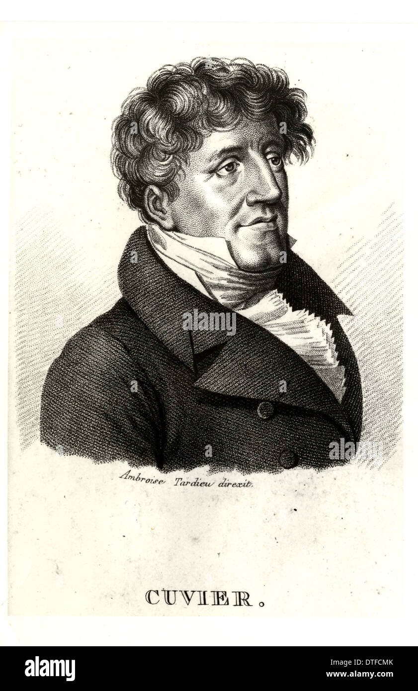 Baron Georges Cuvier (1769-1832) Stockfoto