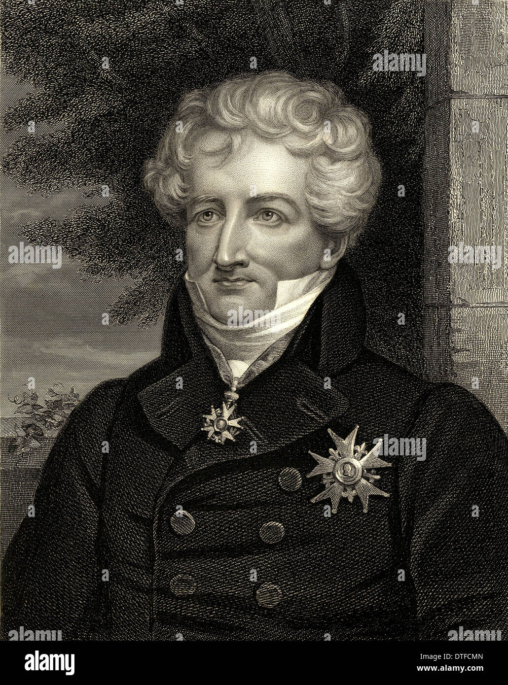 Baron Georges Cuvier (1769-1832) Stockfoto