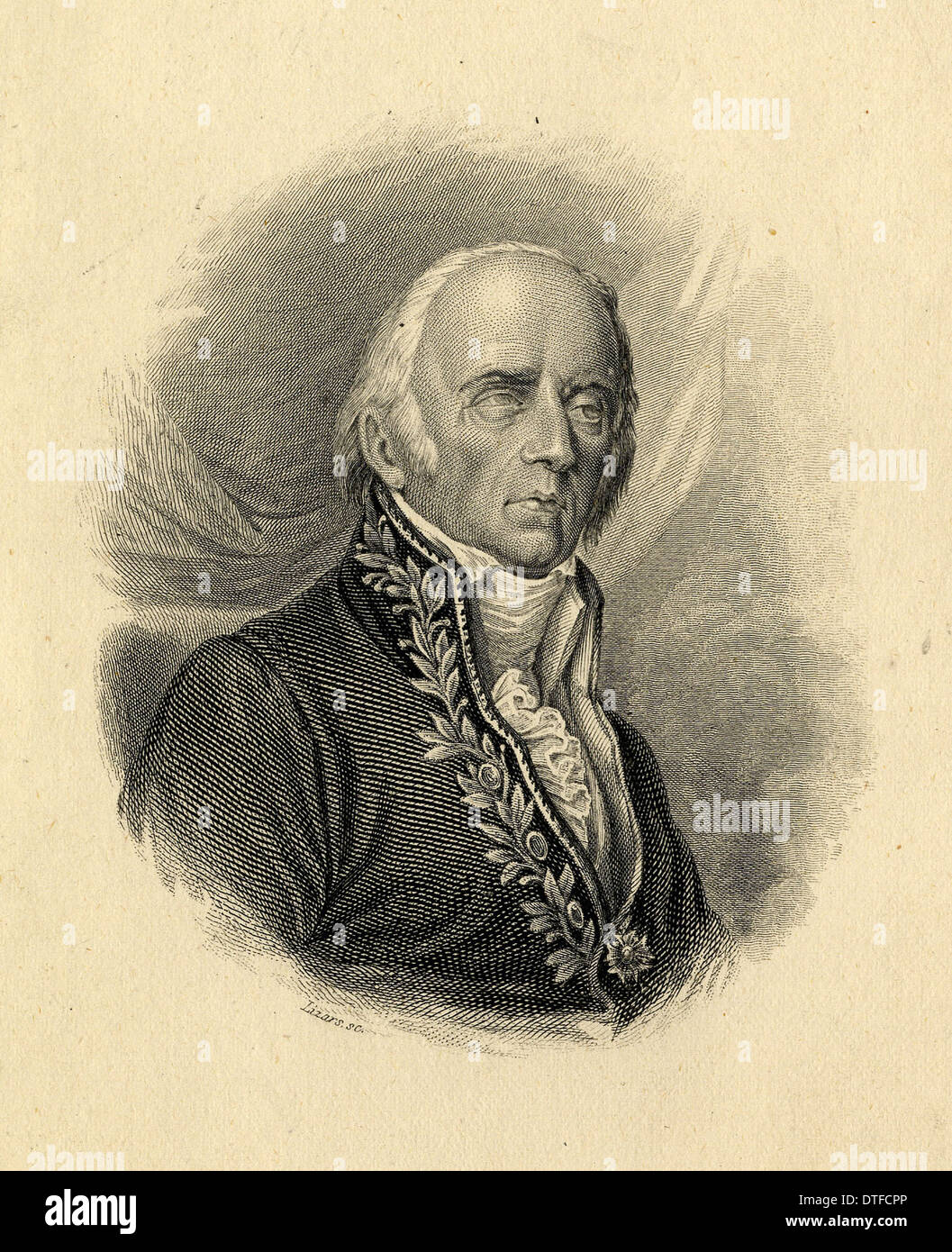 Jean-Baptiste Pierre Antoine Demonet de Lamarck (1744-1829) Stockfoto
