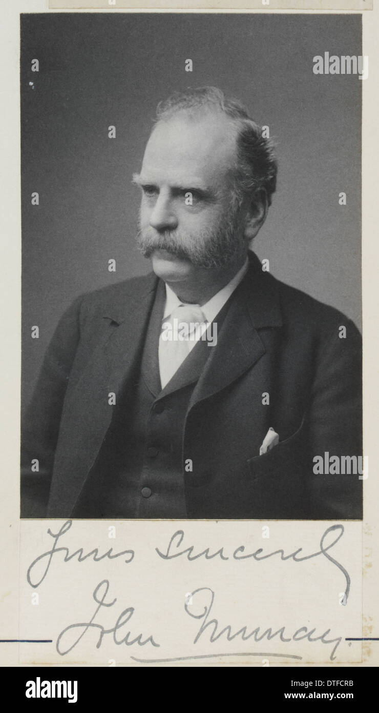 Sir John Murray (1841-1914) Stockfoto
