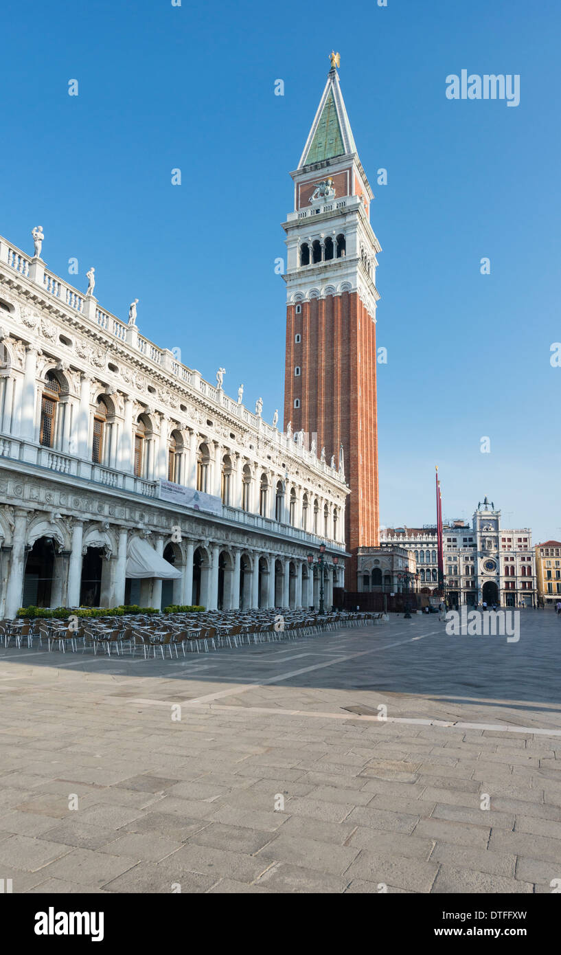 Die Campanile-Venedig Stockfoto