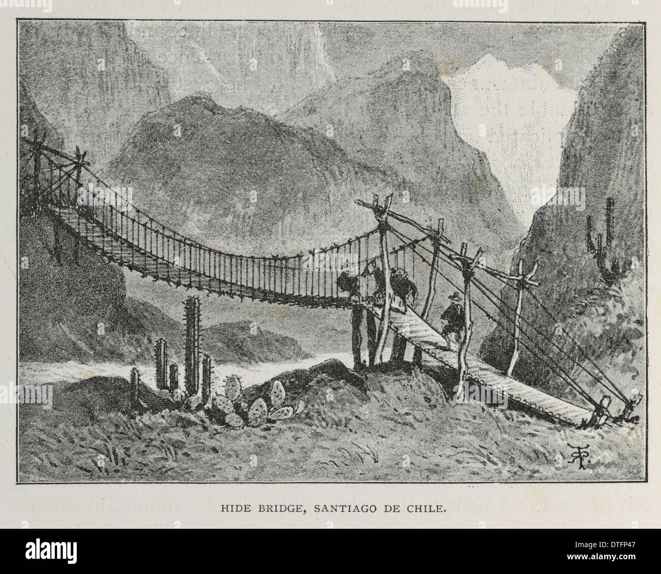 "Hide Brücke" illustration Stockfoto