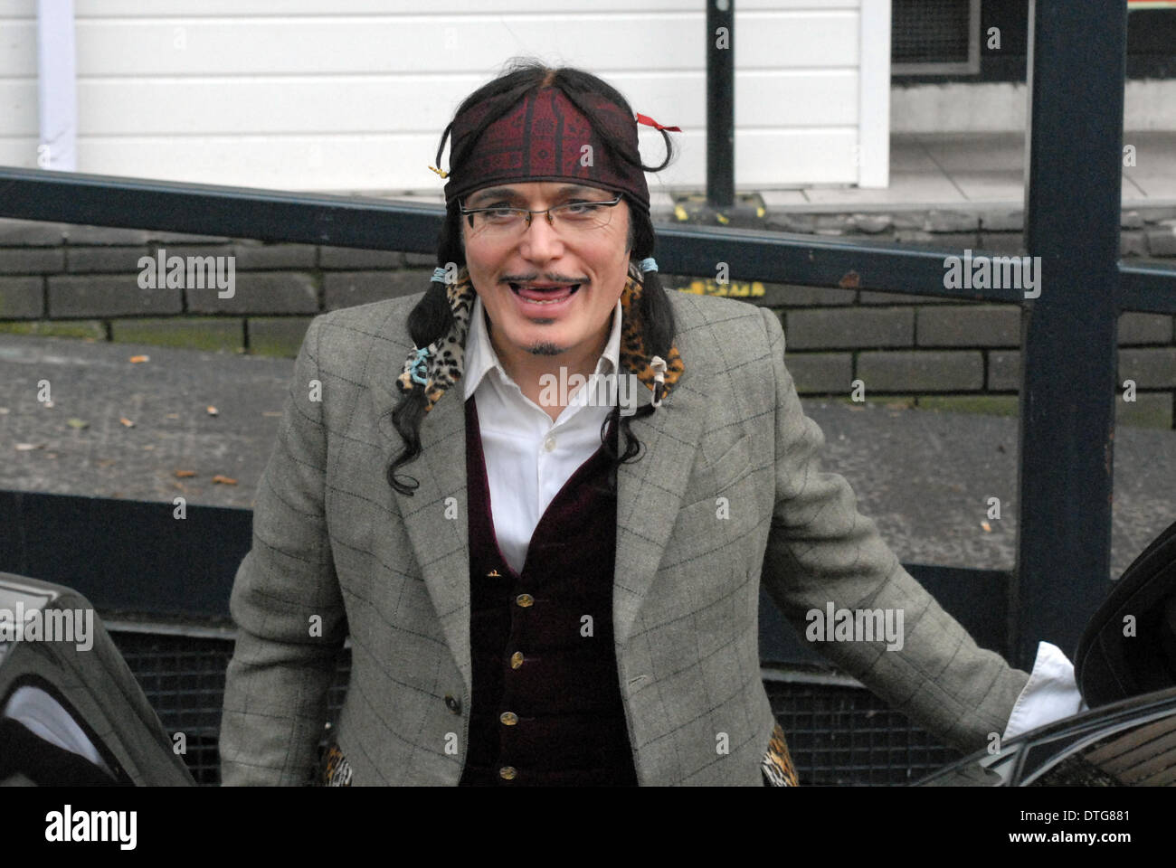 London, UK. 17. Februar 2014. Adam Ant in ITV Studios London 17.02.2014 Credit: JOHNNY ARMSTEAD/Alamy Live News Stockfoto