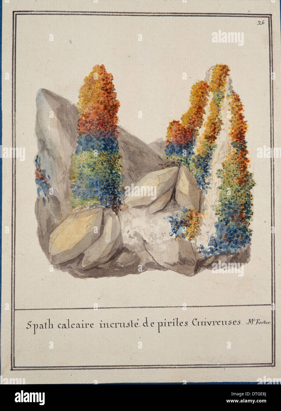 26 von Mineralogie Volume 1 Platte (1790) von Swebach Desfontaines Stockfoto