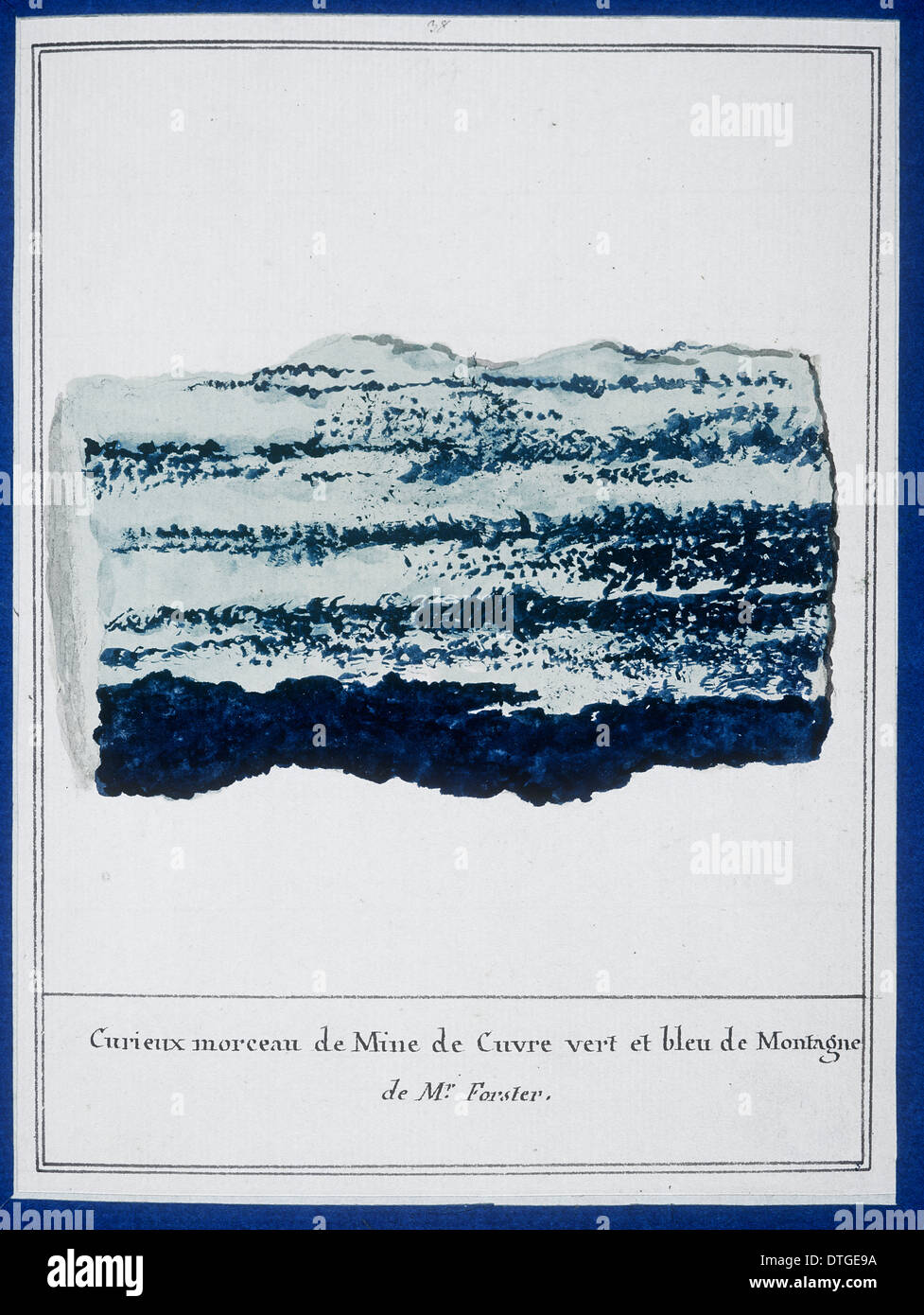 Platte 34 von Mineralogie von Swebach Desfontaines Stockfoto