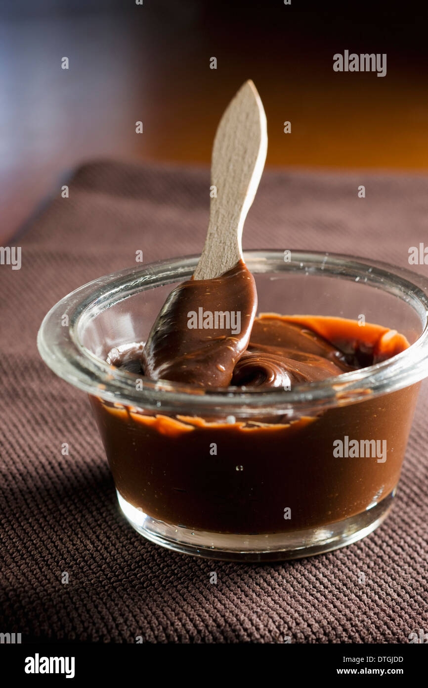 Milch-Marmelade Stockfoto