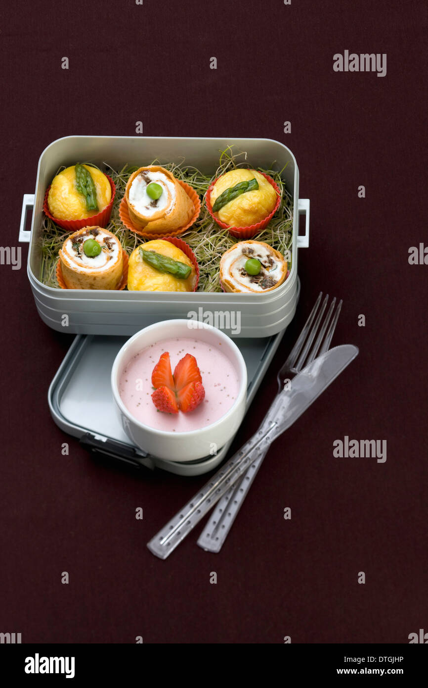 Gesundes Bento Stockfoto