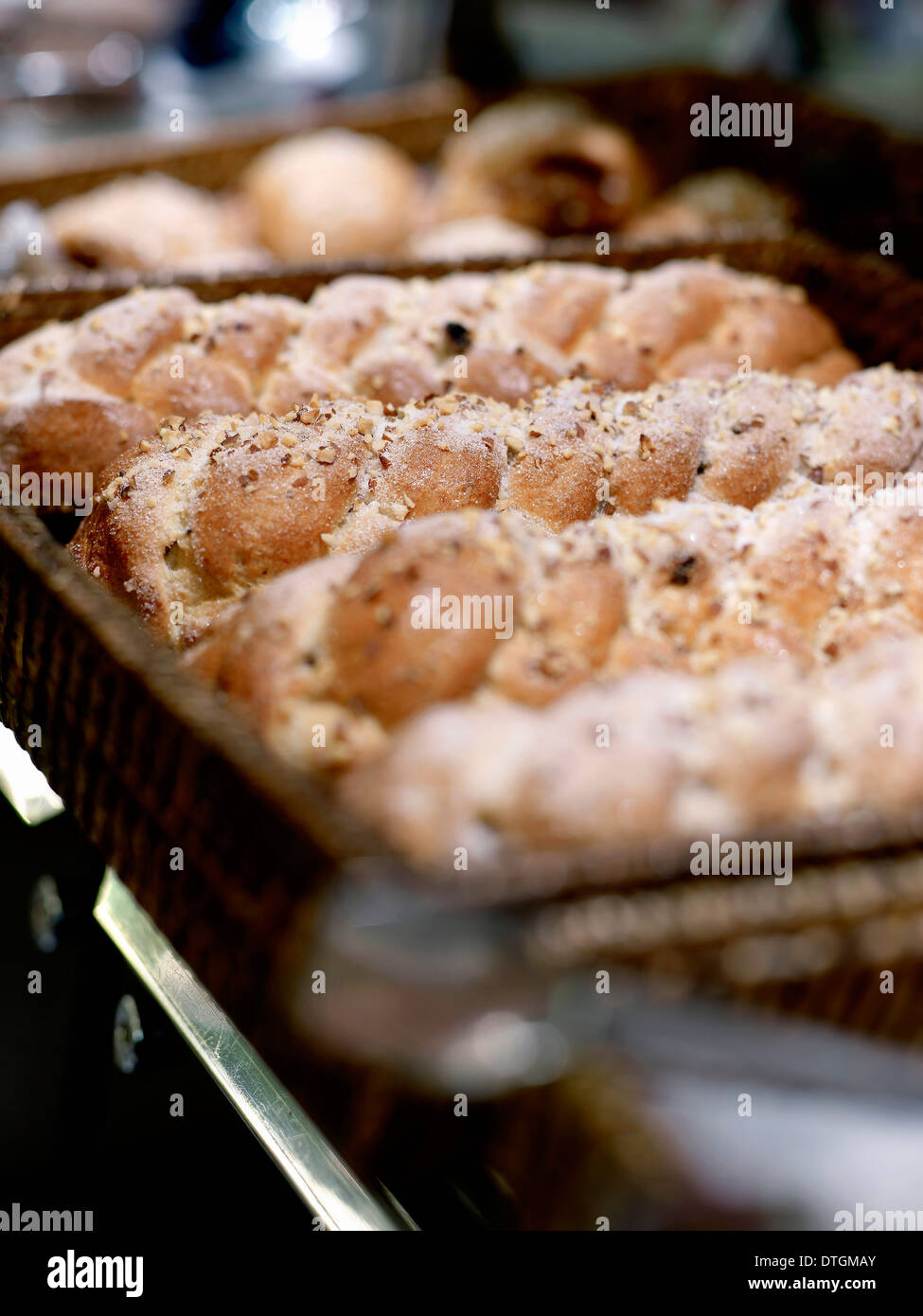 Getrocknete Früchte Brötchen aus der Ekberg Haus Stockfoto