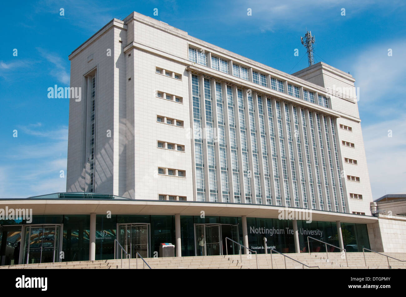 Newton und Arkwright Gebäude, Nottingham Trent University Campus, Nottinghamshire, England UK Stockfoto