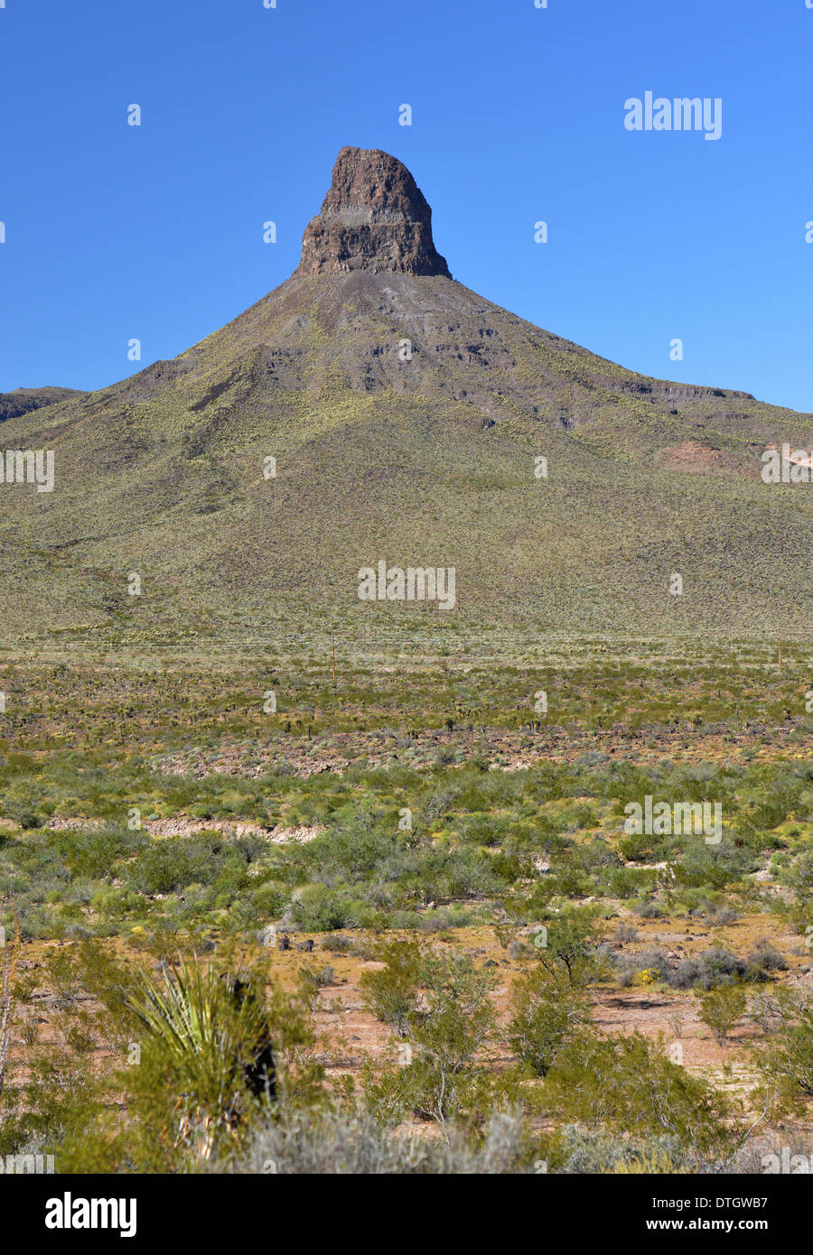 "Die Witche Sauger" rock-Formation in der Nähe von Kingman, Arizona, an der alten Route 66 Stockfoto
