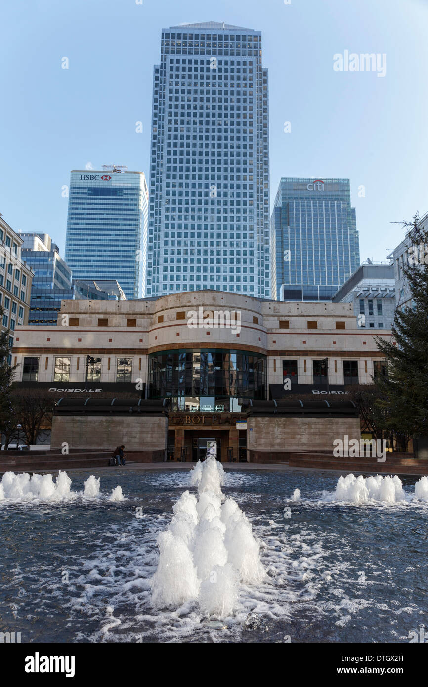 London Docklands Canary wharf England uk Stockfoto