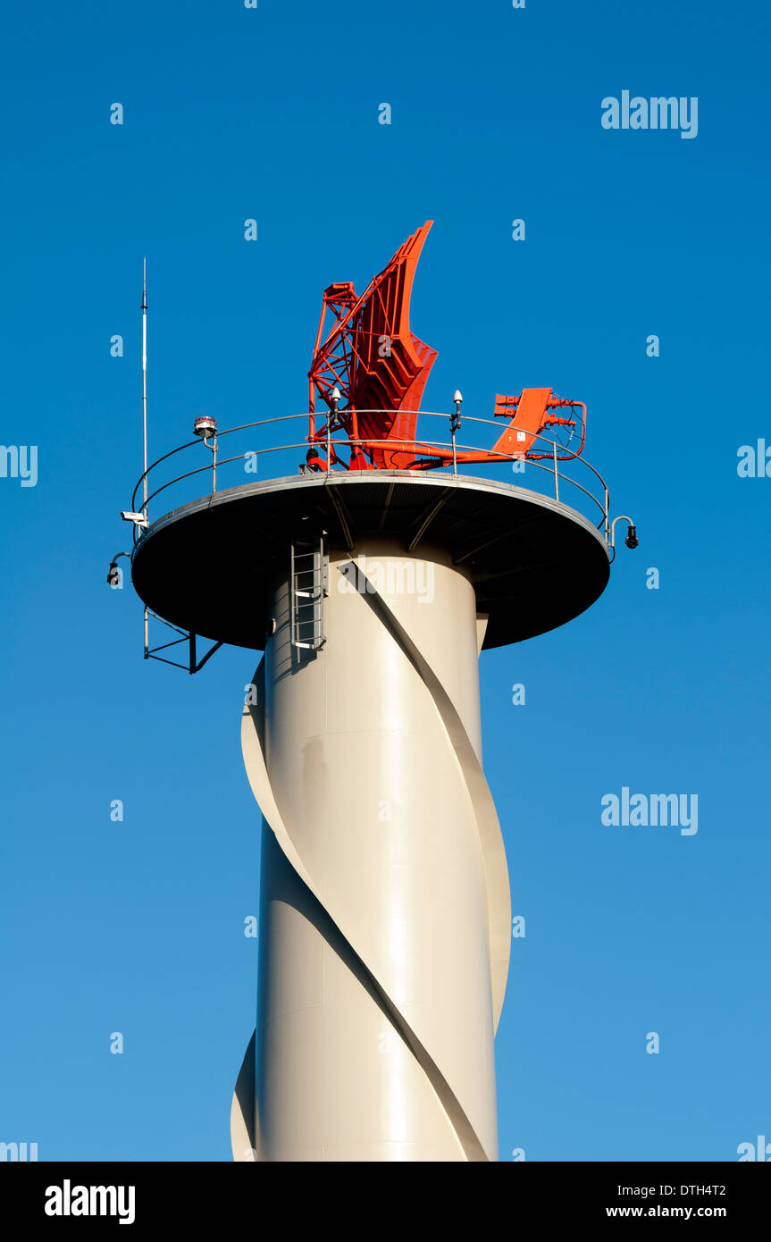 Radarturm Flughafen Birmingham, UK Stockfoto