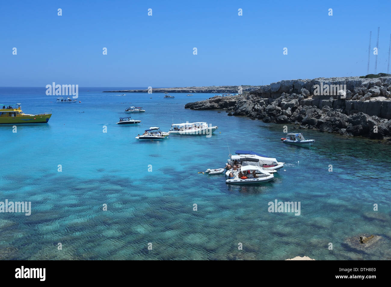 KaVo Greko Kap in Zypern. Stockfoto
