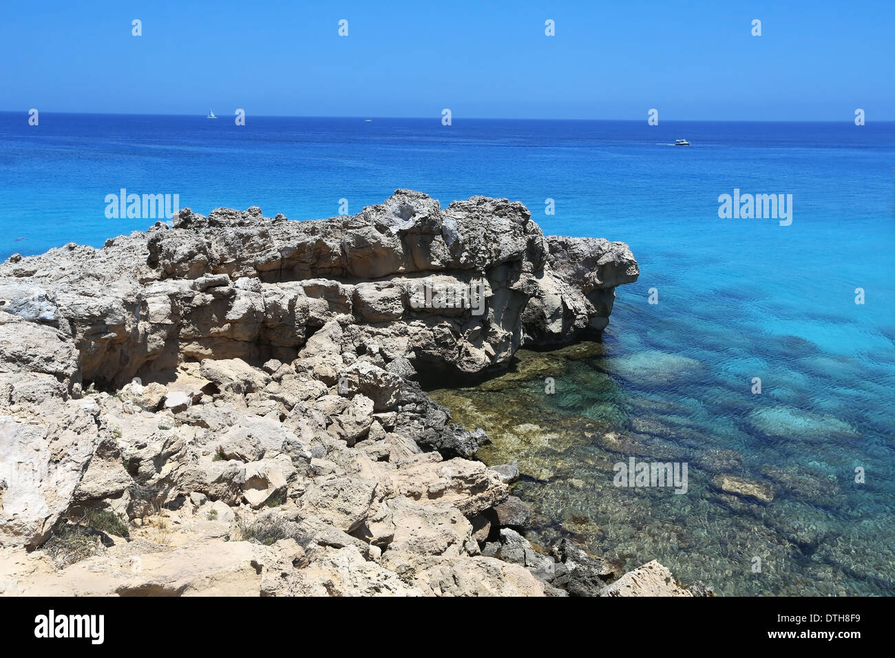 KaVo Greko Kap in Zypern. Stockfoto