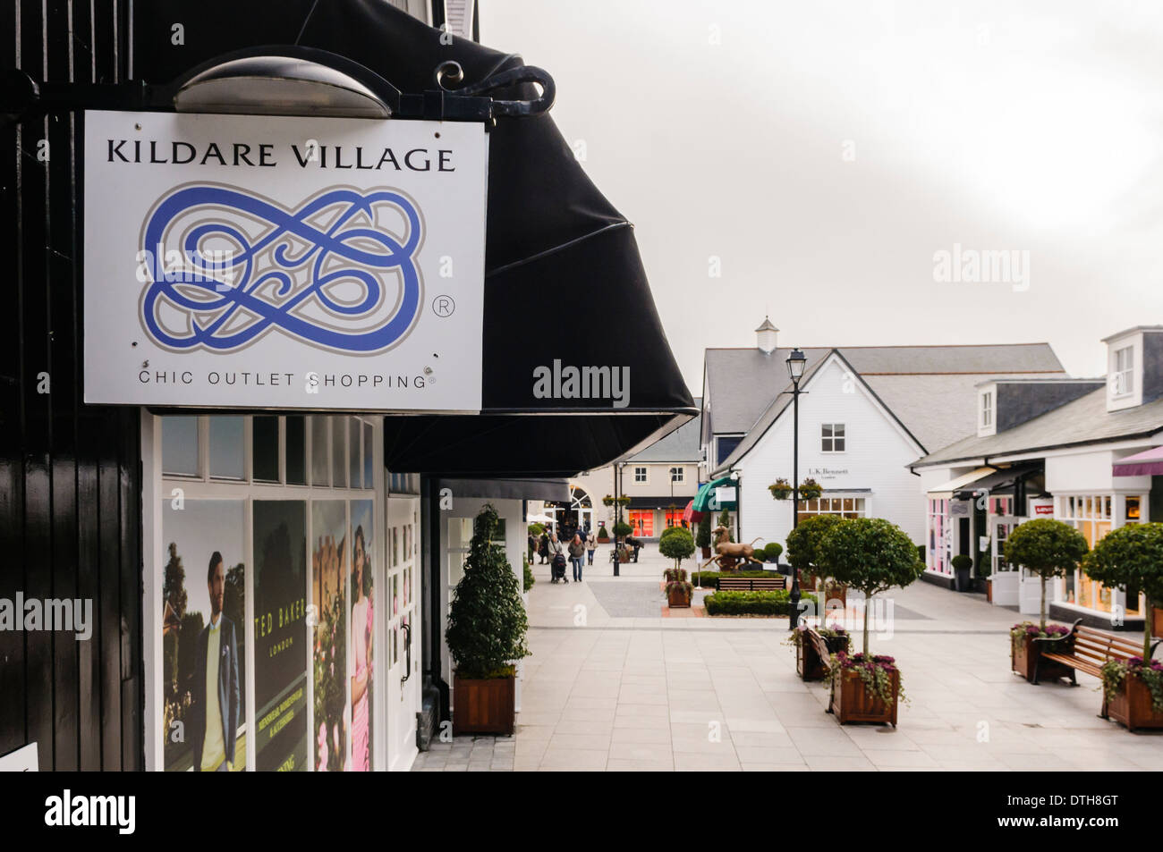 Kildare Outlet Village Stockfoto
