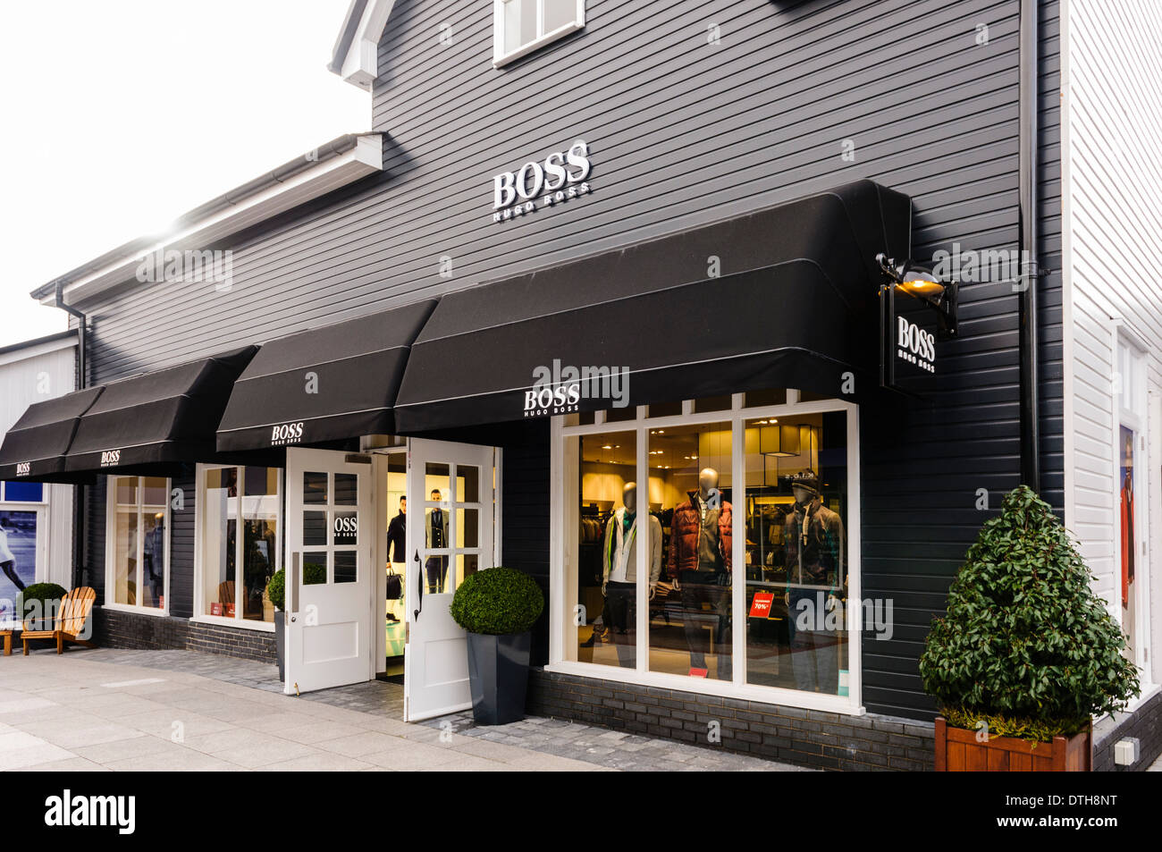 Hugo Boss Shop bei Kildare Outlet Village Stockfoto