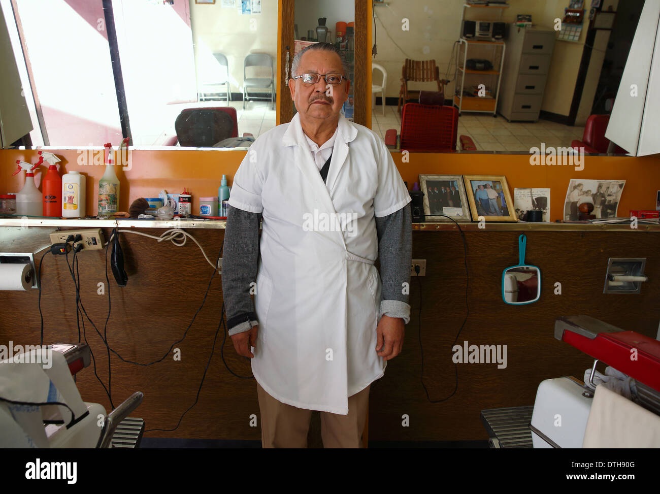 Barber, Matagalpa, Nicaragua Stockfoto