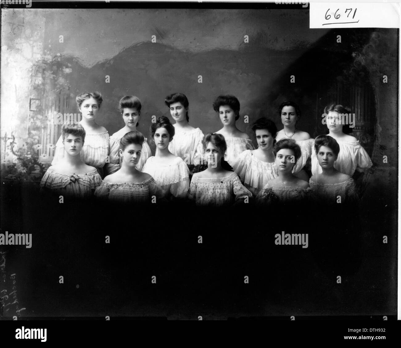 Damen Gruppenporträt 1905 Stockfoto