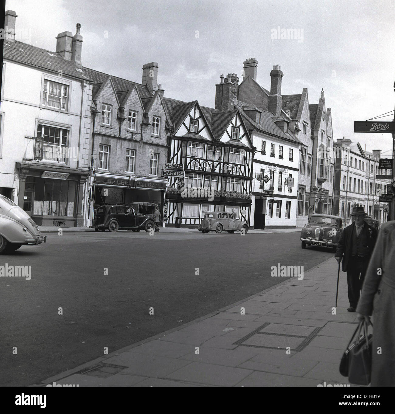 Historisches Bild von der 1950er Jahre. England Stockfoto