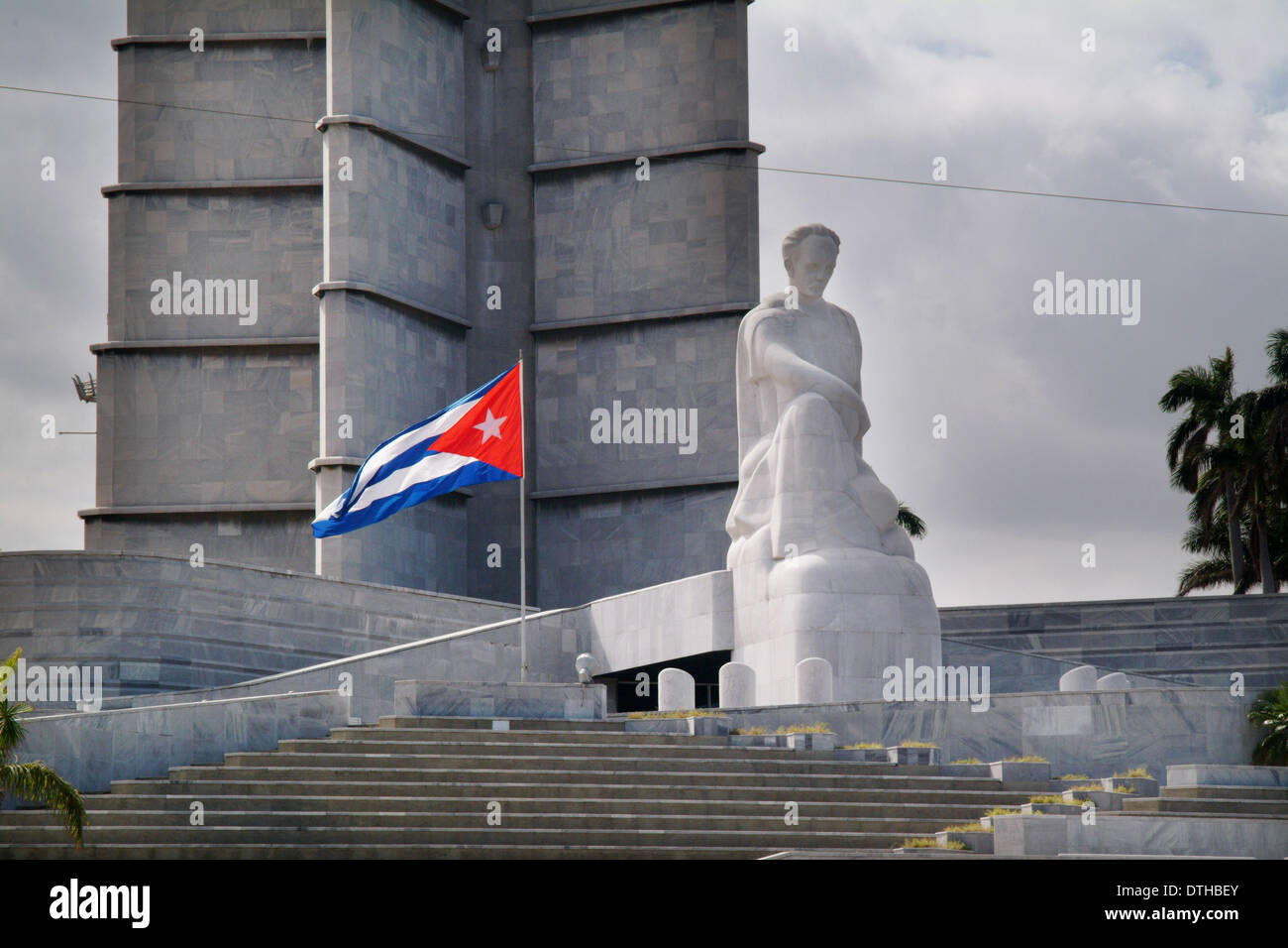 Jose Marti Denkmal am Platz der Revolution, Havanna, Kuba Stockfoto