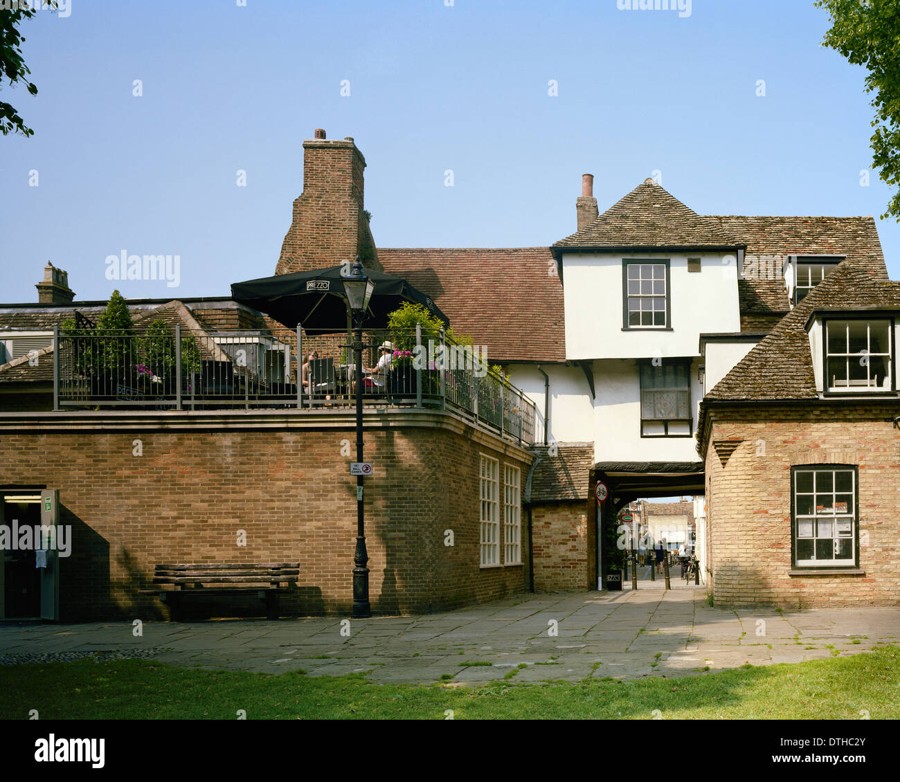 Rückseite des Cafe Prezzo Ely Cambridgeshire Stockfoto