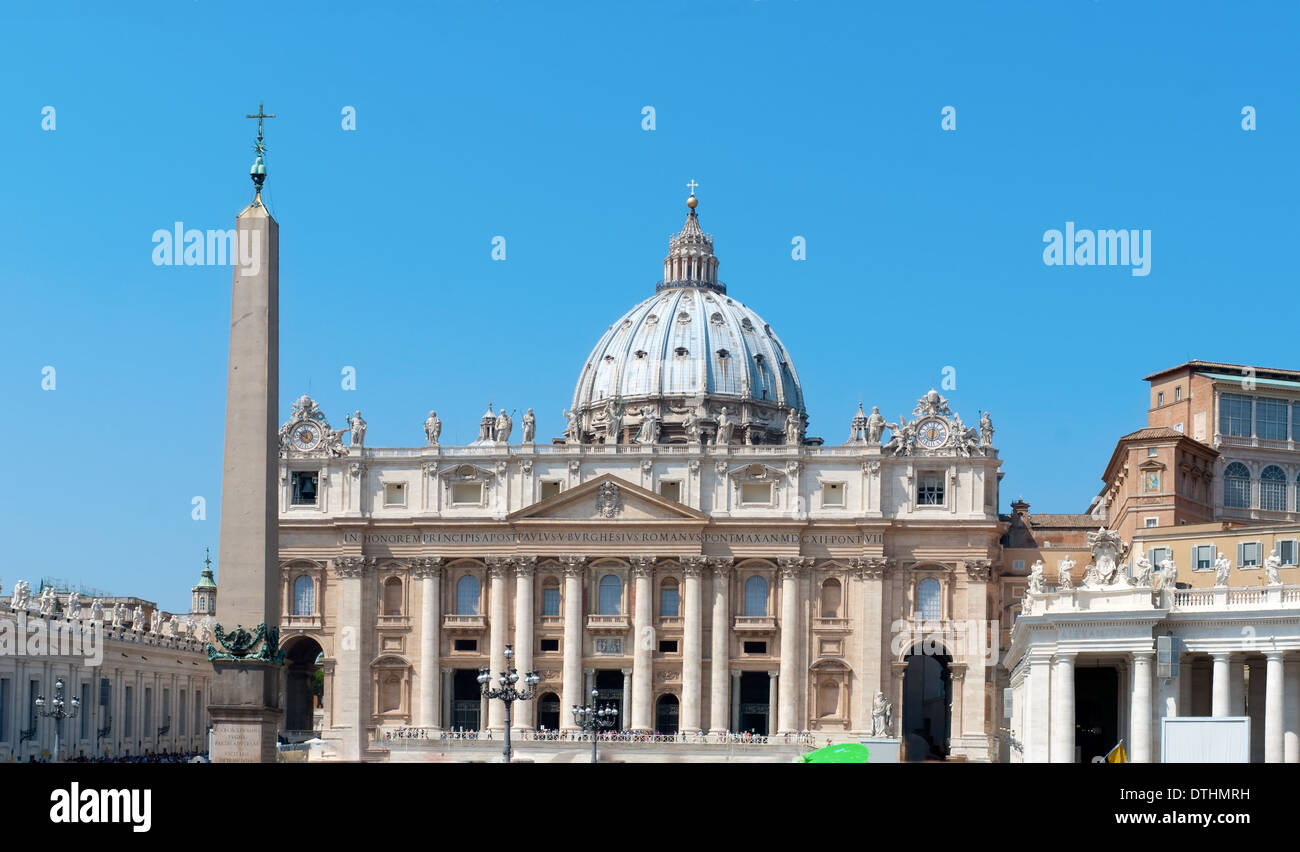 Der Petersdom in Rom, Italien Stockfoto