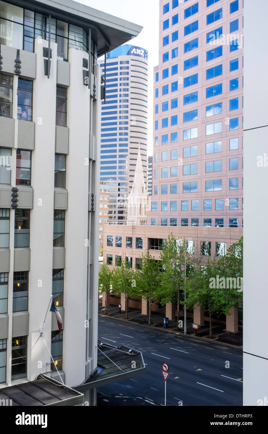 Downtown Auckland, Neuseeland Stockfoto