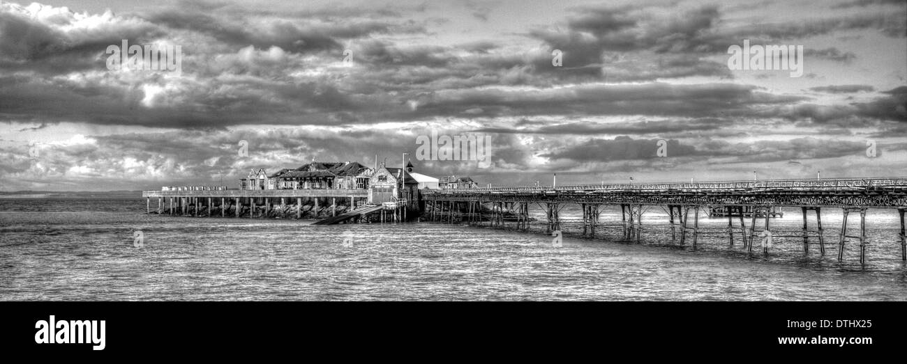 Birnbeck Pier Thornleigh Somerset England historischen englischen Struktur Stockfoto