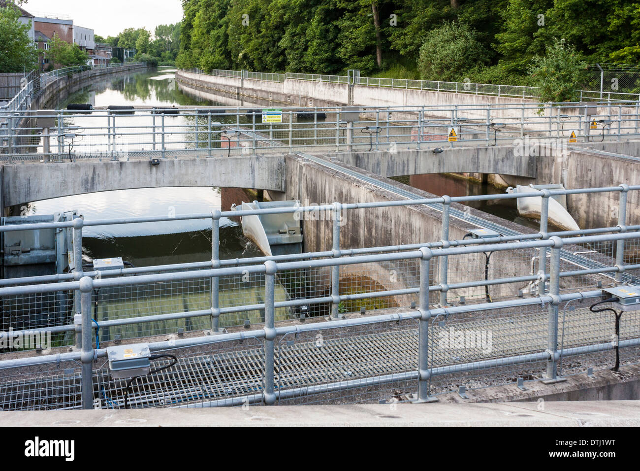 Jubilee River: eine von Menschen verursachte Hochwasser Prävention Schema. Taplow, Buckinghamshire, England, GB, UK. Stockfoto