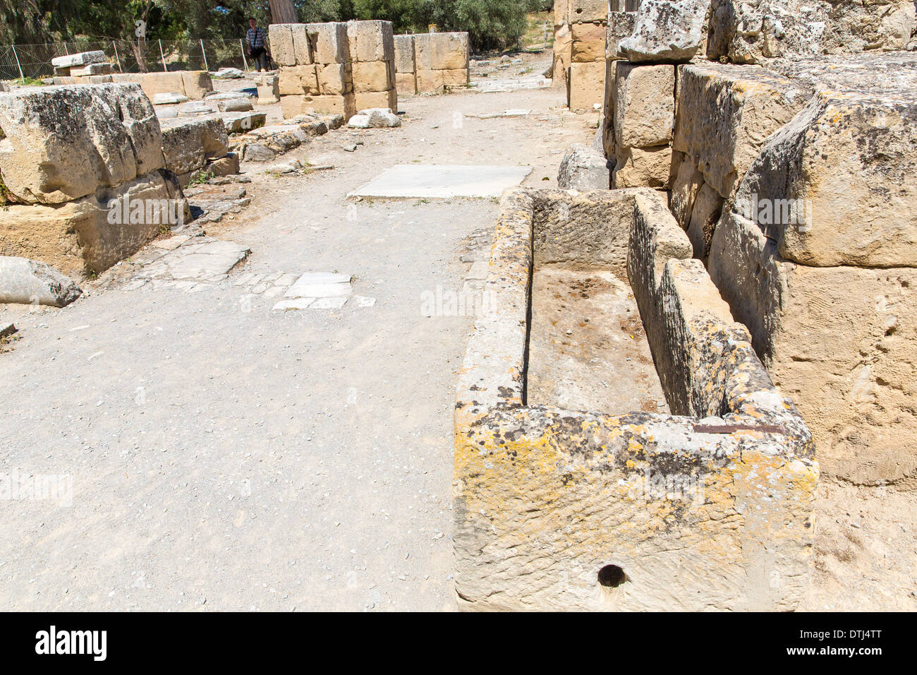 Kloster (Kloster) in Messara Tal auf Kreta in Griechenland. Messara - ist die größte Ebene in Kreta Stockfoto