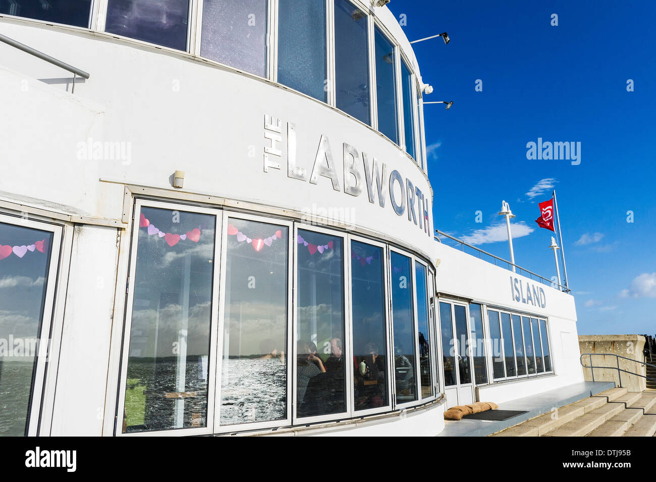 Das Labworth Restaurant und Café auf Canvey Island in Essex. Stockfoto
