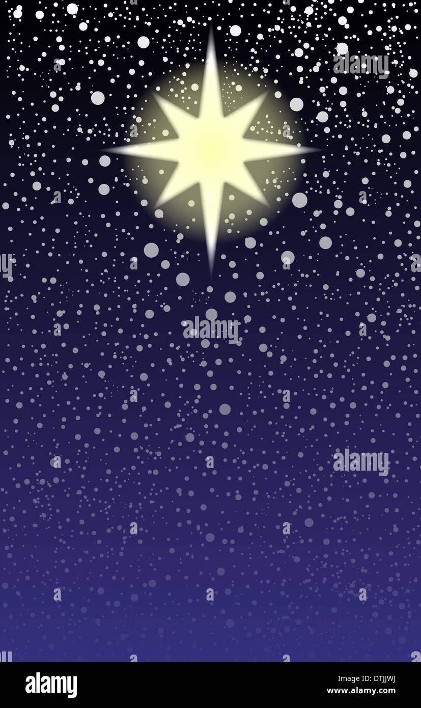 Der hellste Stern am Himmel, der Weihnachtsstern Stockfotografie - Alamy
