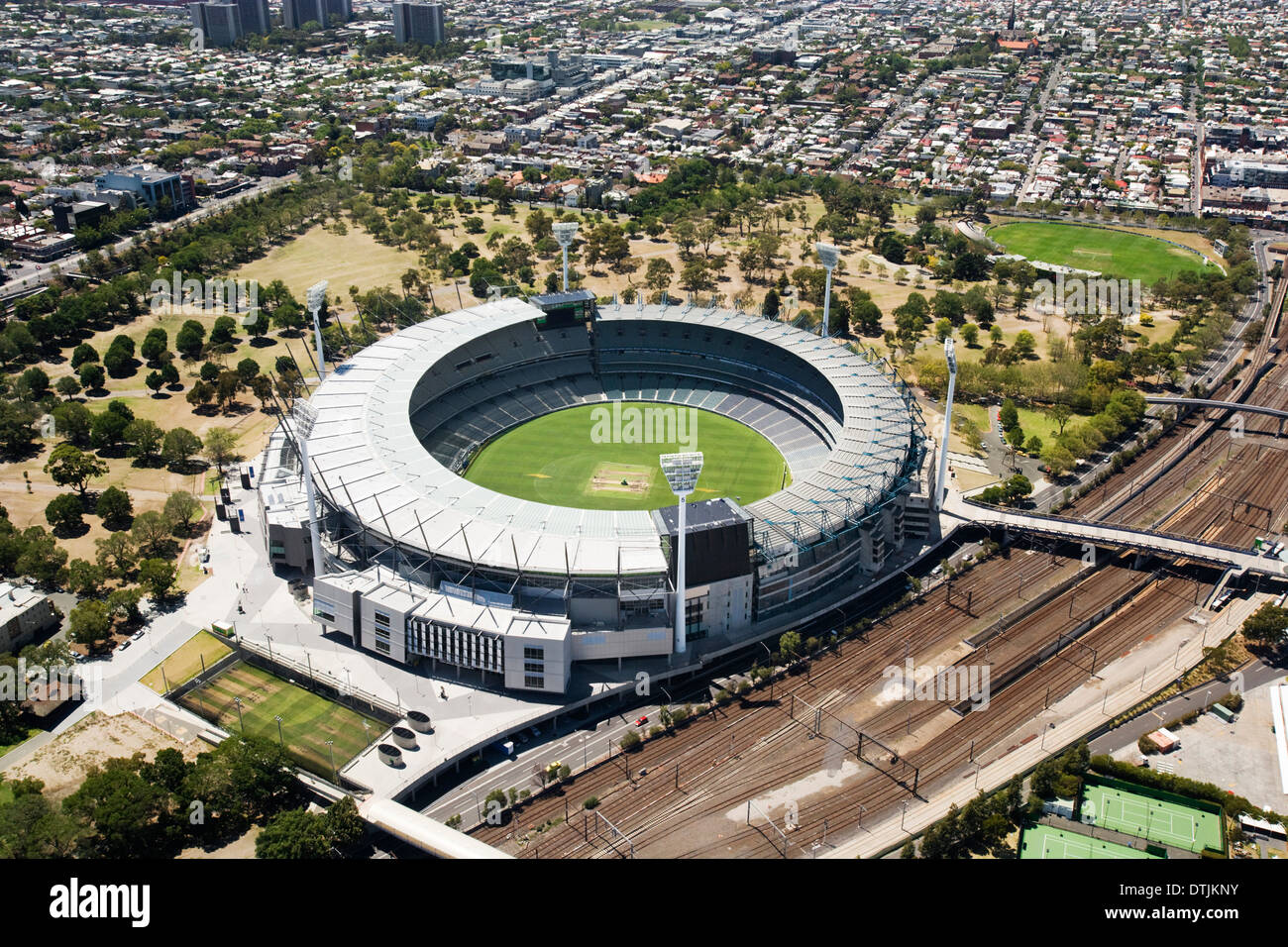 Melbourne Cricket Ground, MCG, Yarra Park, Australien. Stockfoto