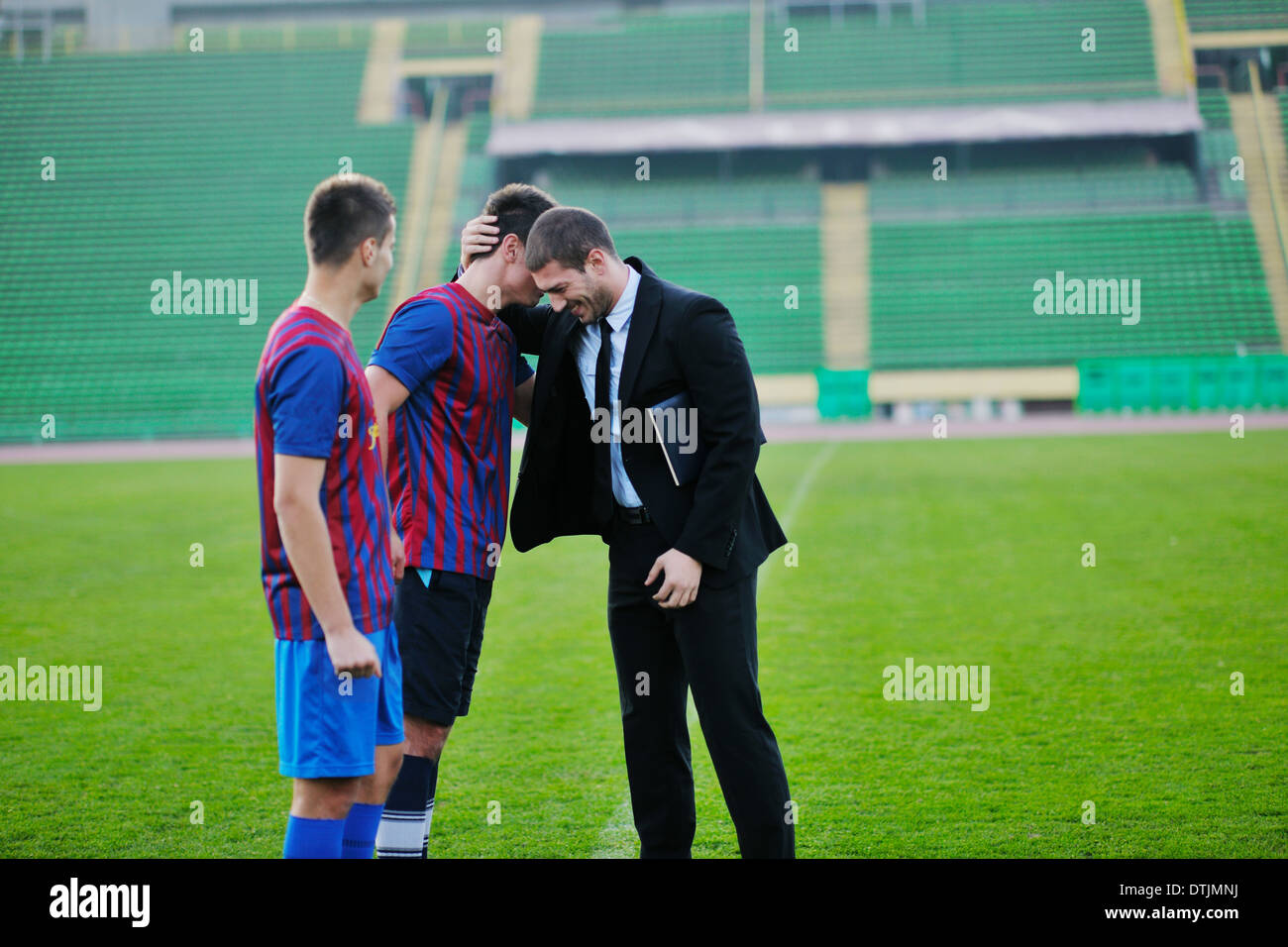 Profi-Sport-Manager und coach Stockfoto