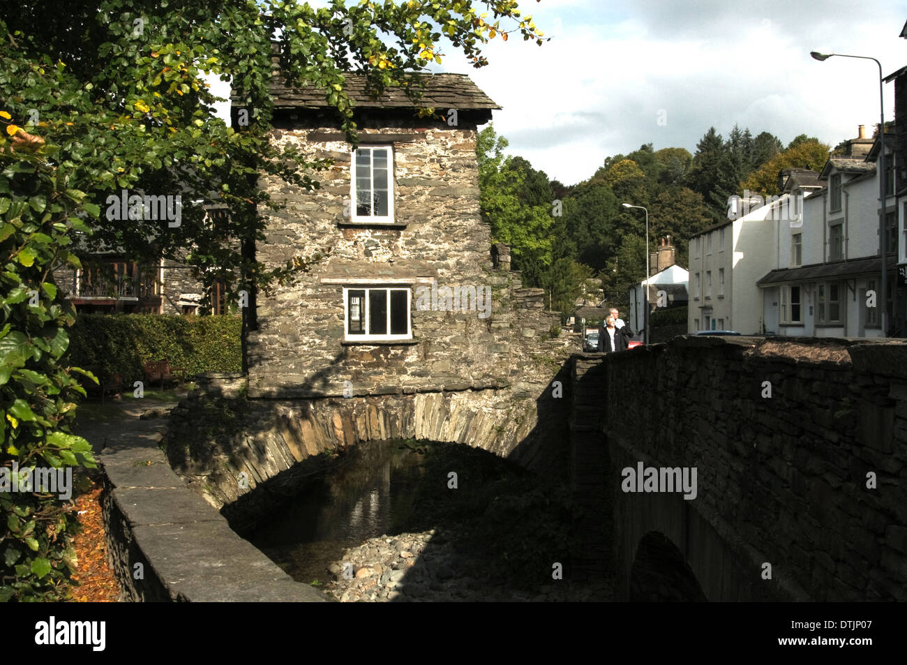 die Brücke Haus Ambelside Cumbria England Stockfoto