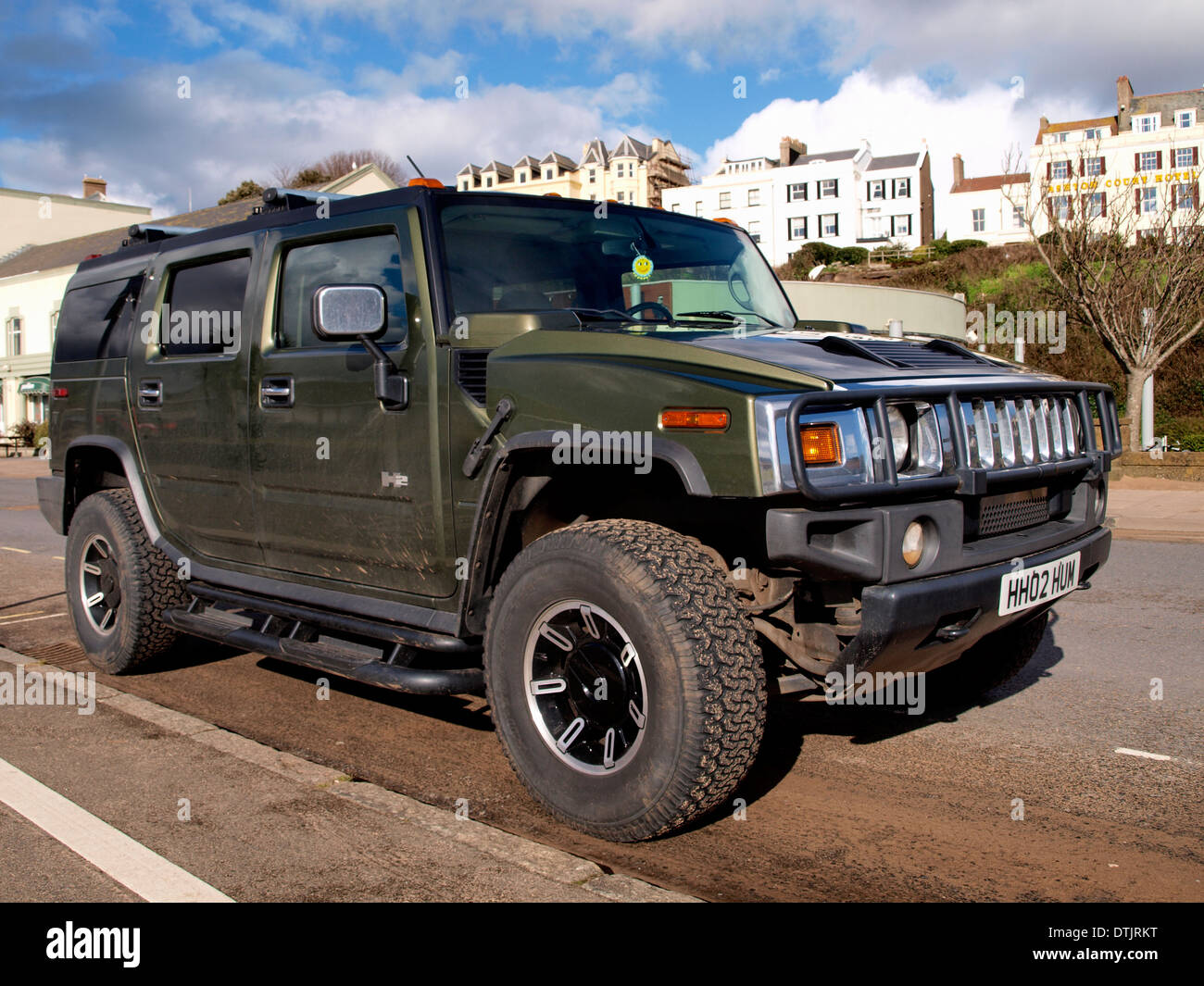 Hummer-Fahrzeug im Vereinigten Königreich Stockfotografie - Alamy