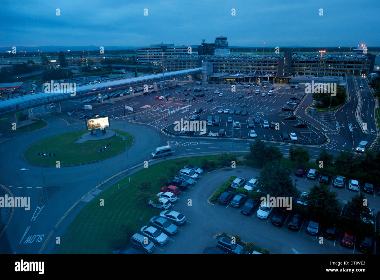 Manchester Flughafen Stockfoto