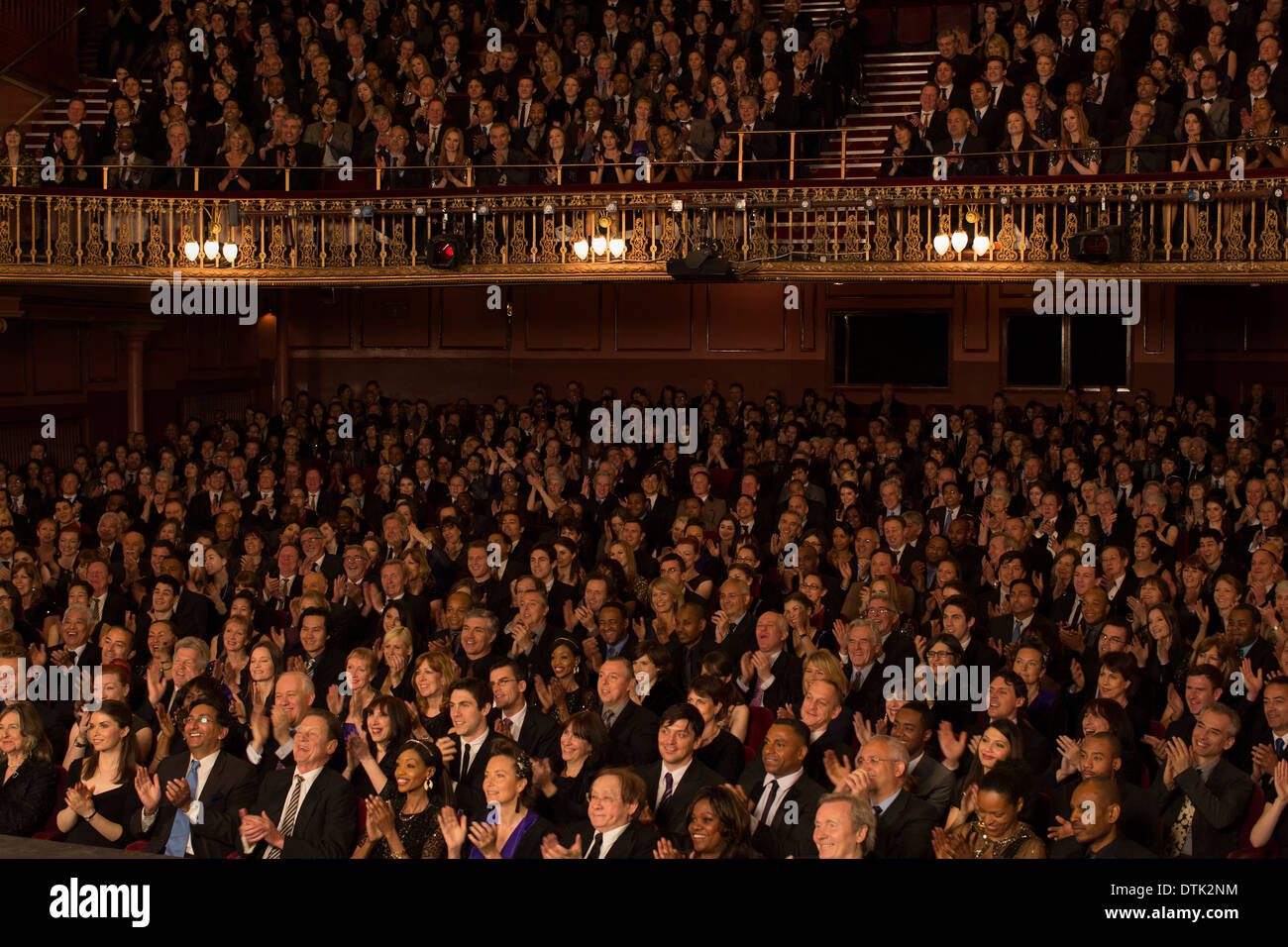 Publikum Beifall im theater Stockfoto