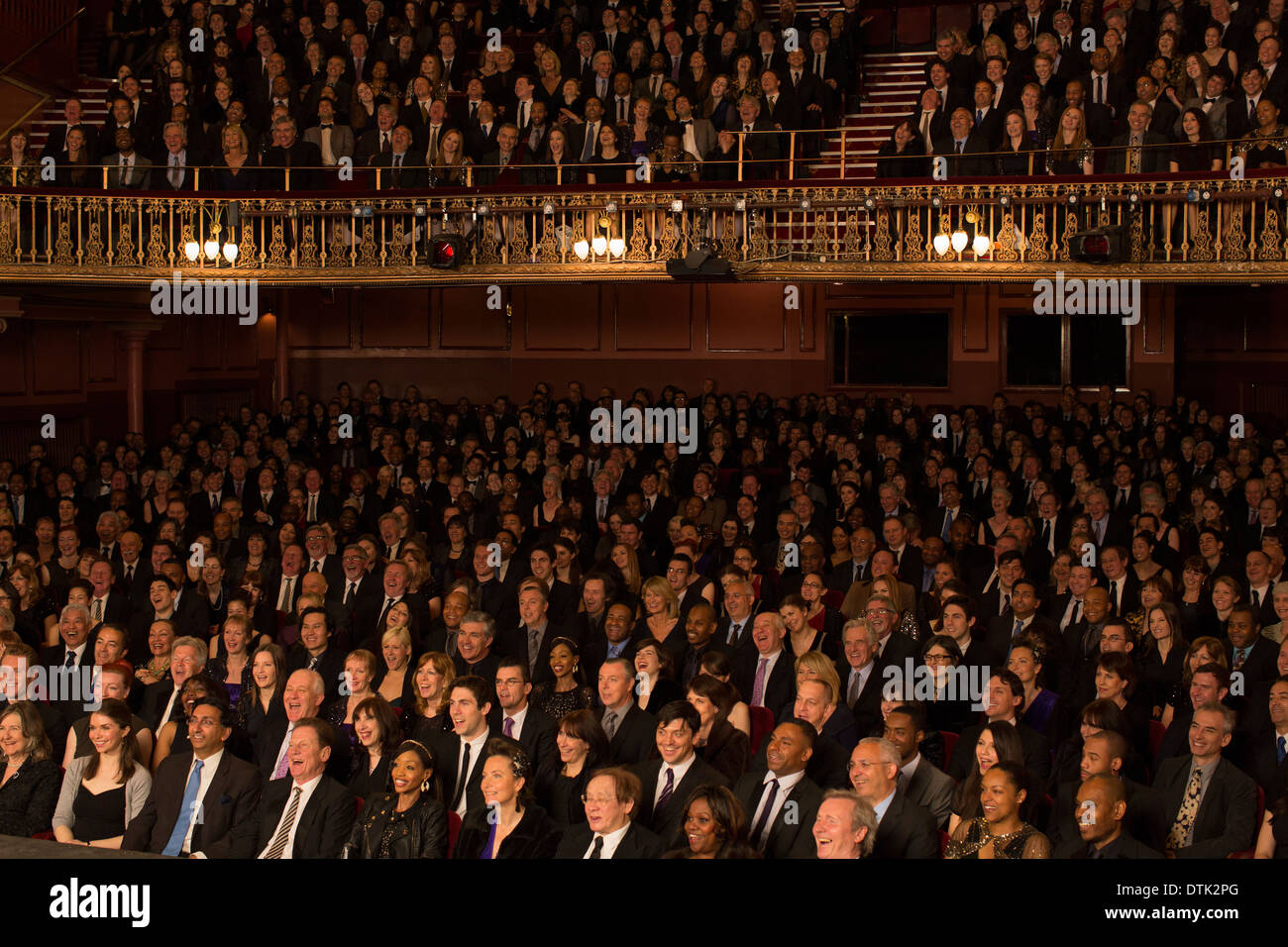Publikum im Theater sitzen Stockfoto