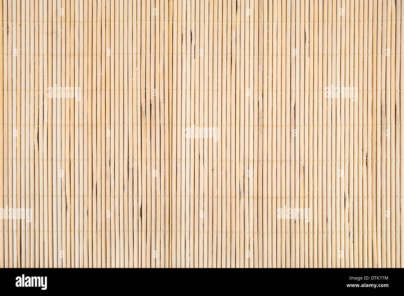Nahaufnahme von Strohmatte als abstrakte Textur Hintergrund Stockfoto