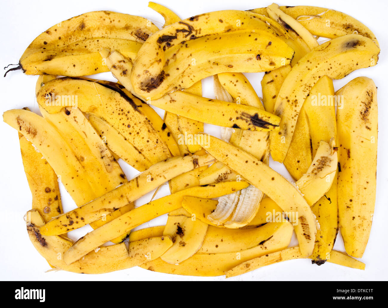 Bananenschalen Stockfoto