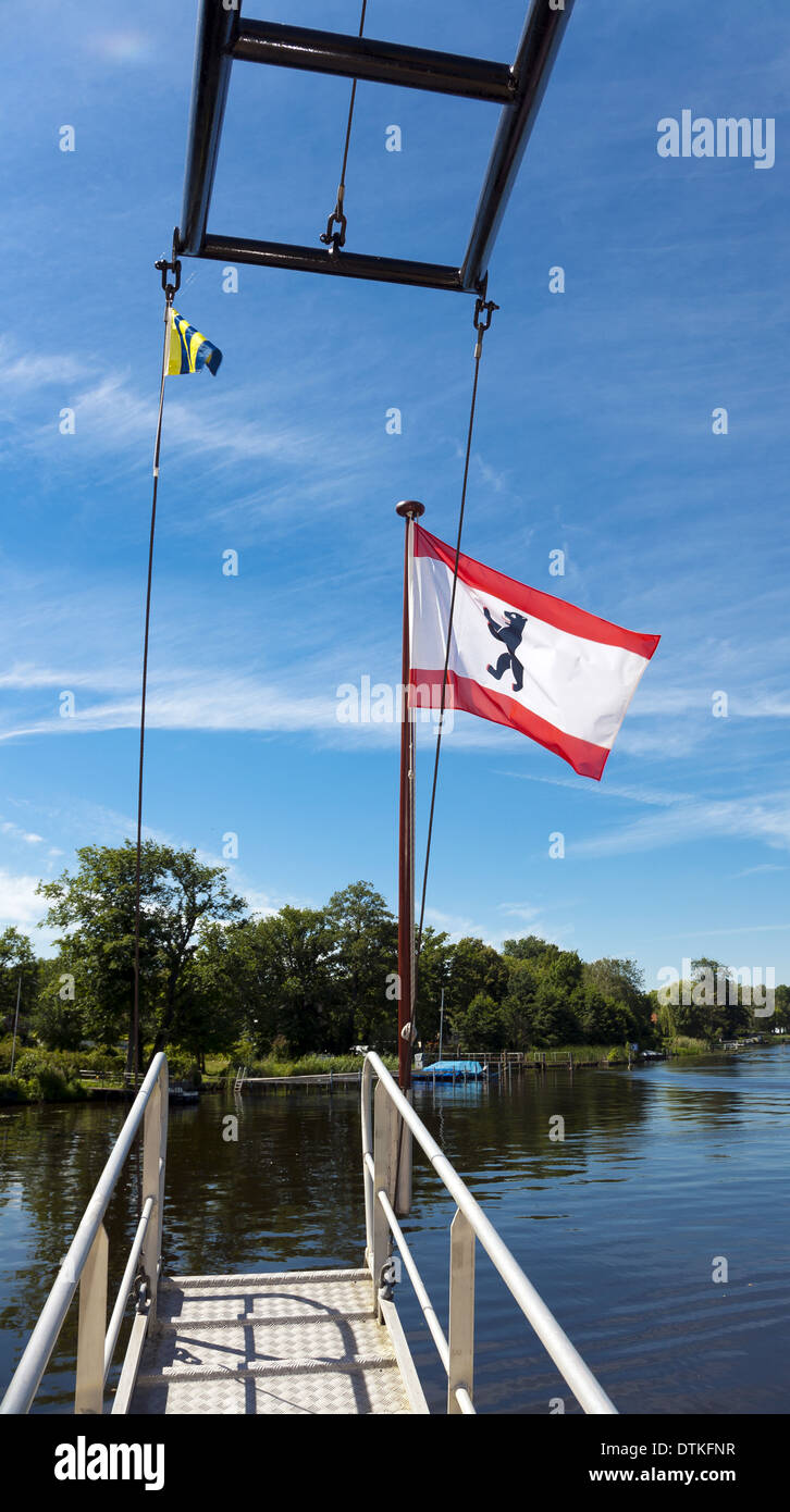 Berlin-Flagge Stockfoto