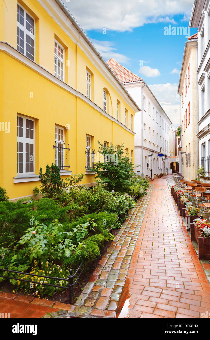 Riga-Gasse Stockfoto