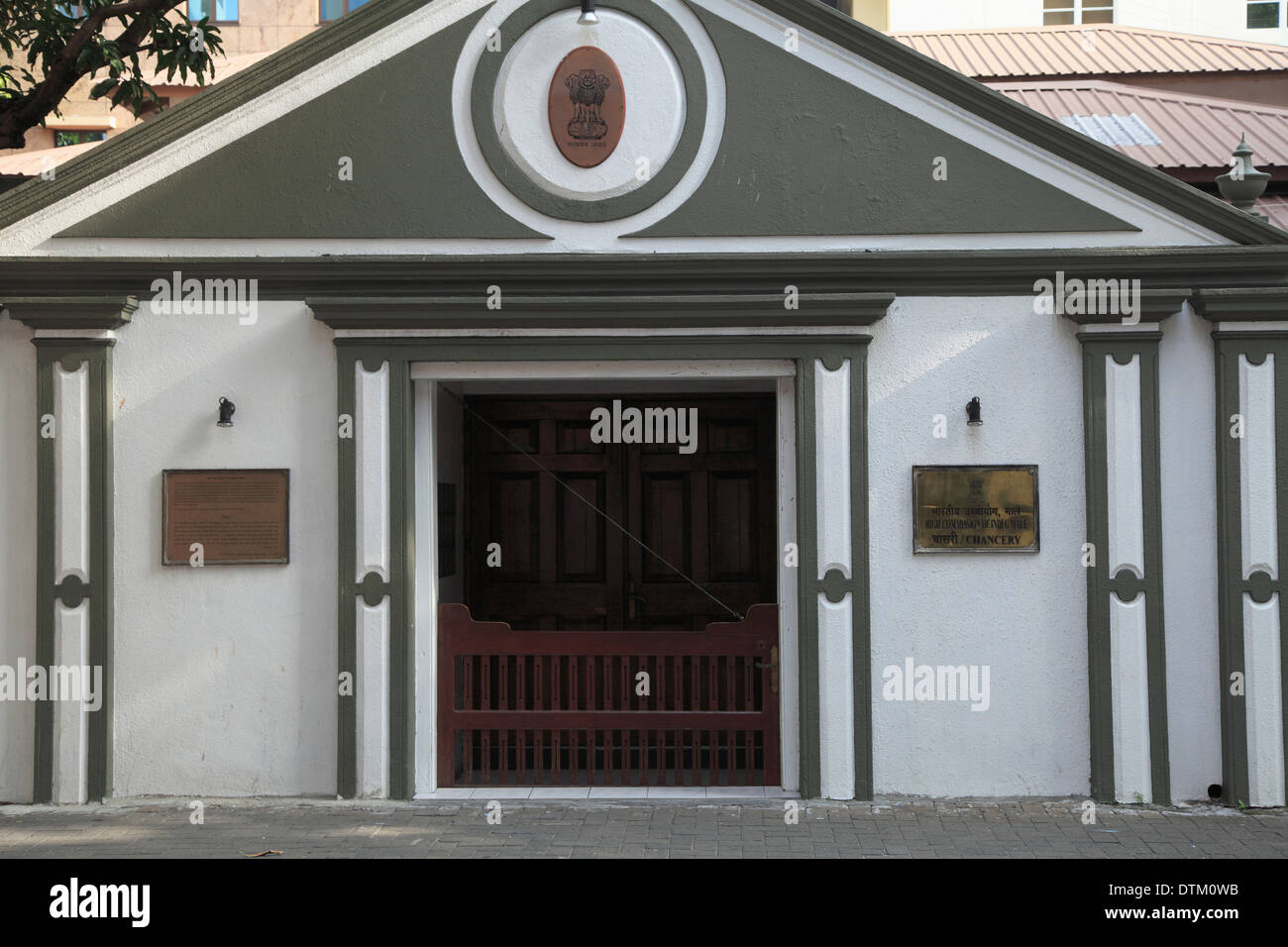 Malediven, Male, High Commission of India, Kanzlei, Stockfoto