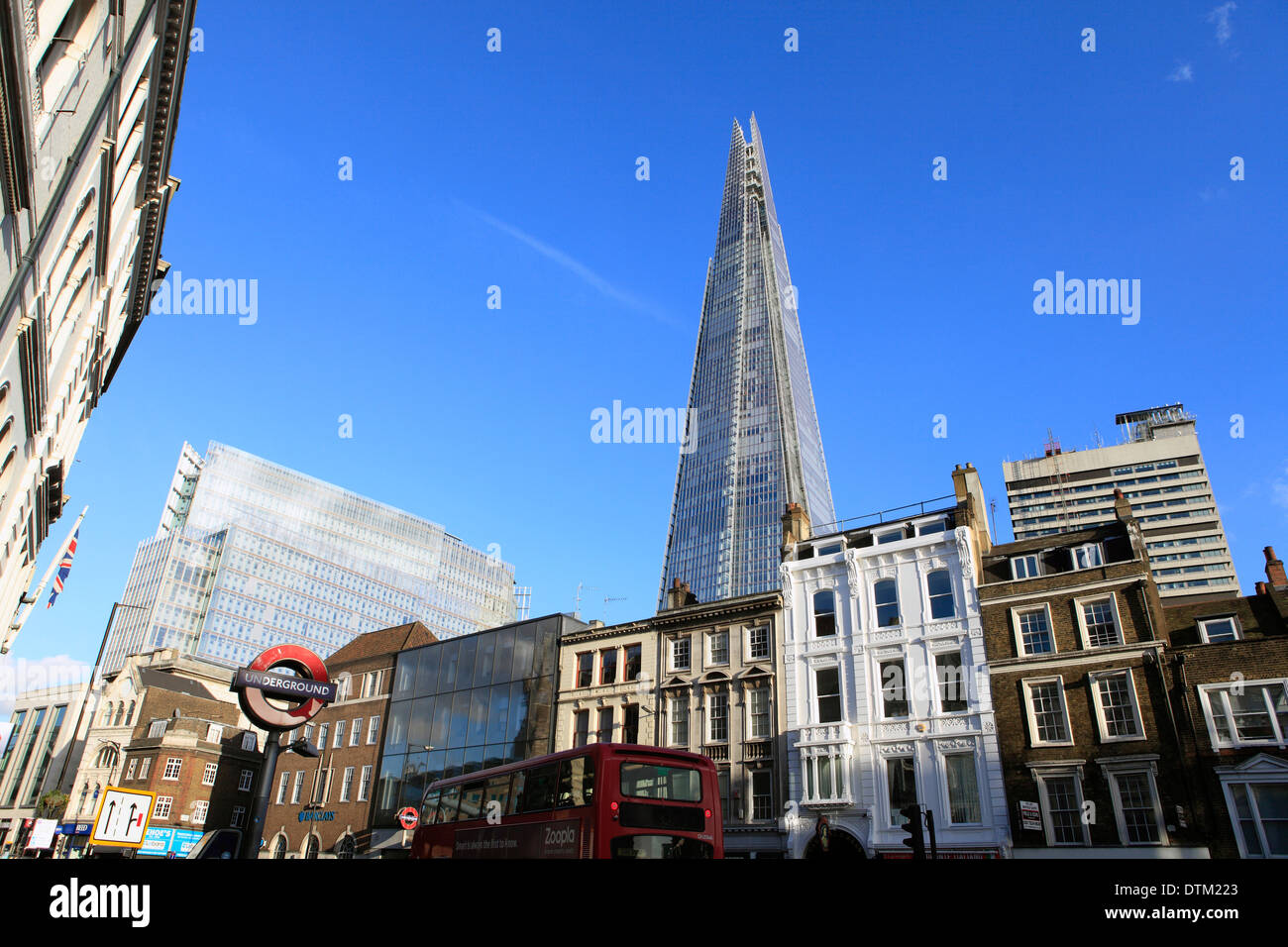 Vereinigtes Königreich der Londoner Stadtteil Hautpstraße eine Viewb die Scherbe Stockfoto