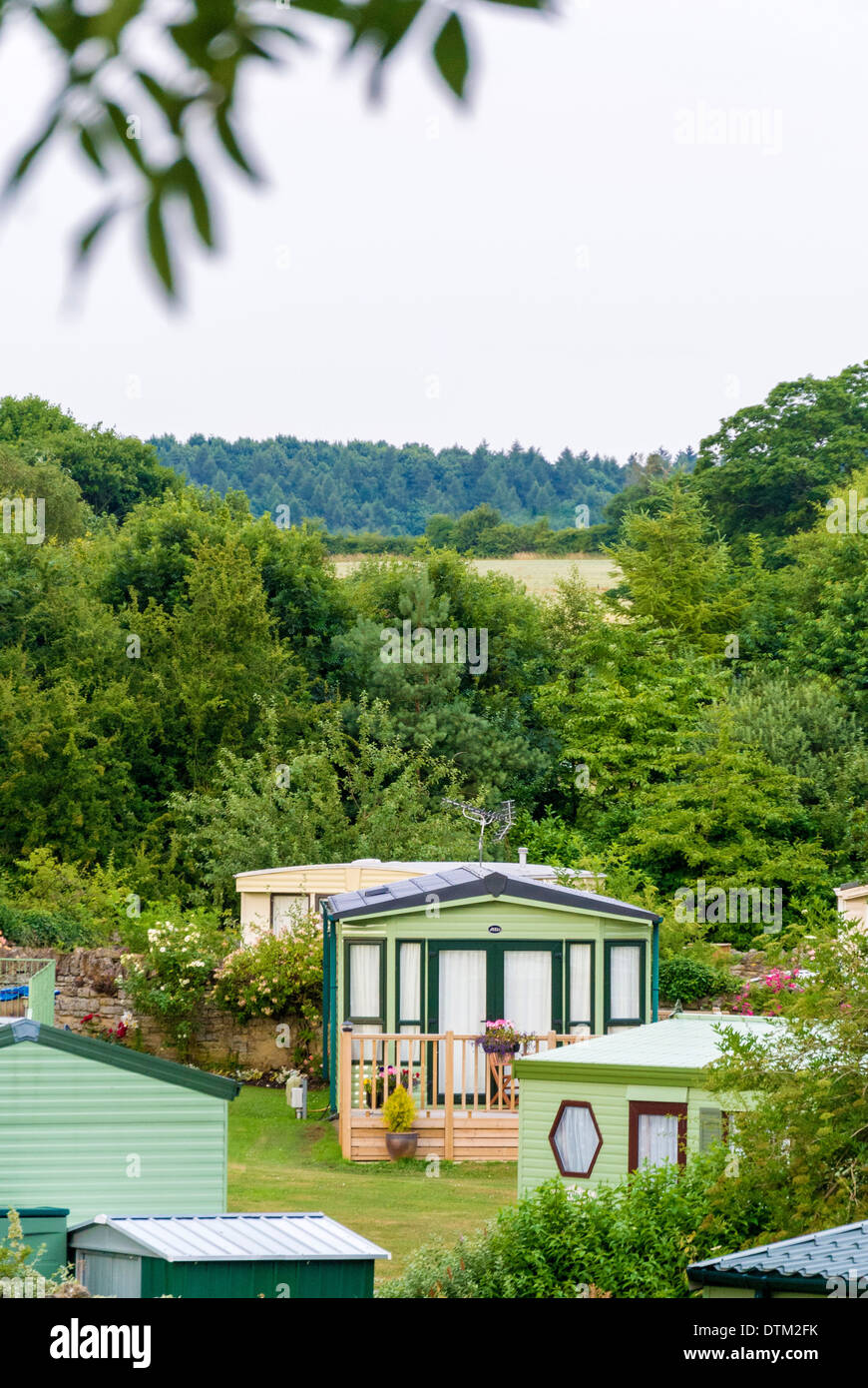 Urlaub Mobilheime Stockfoto