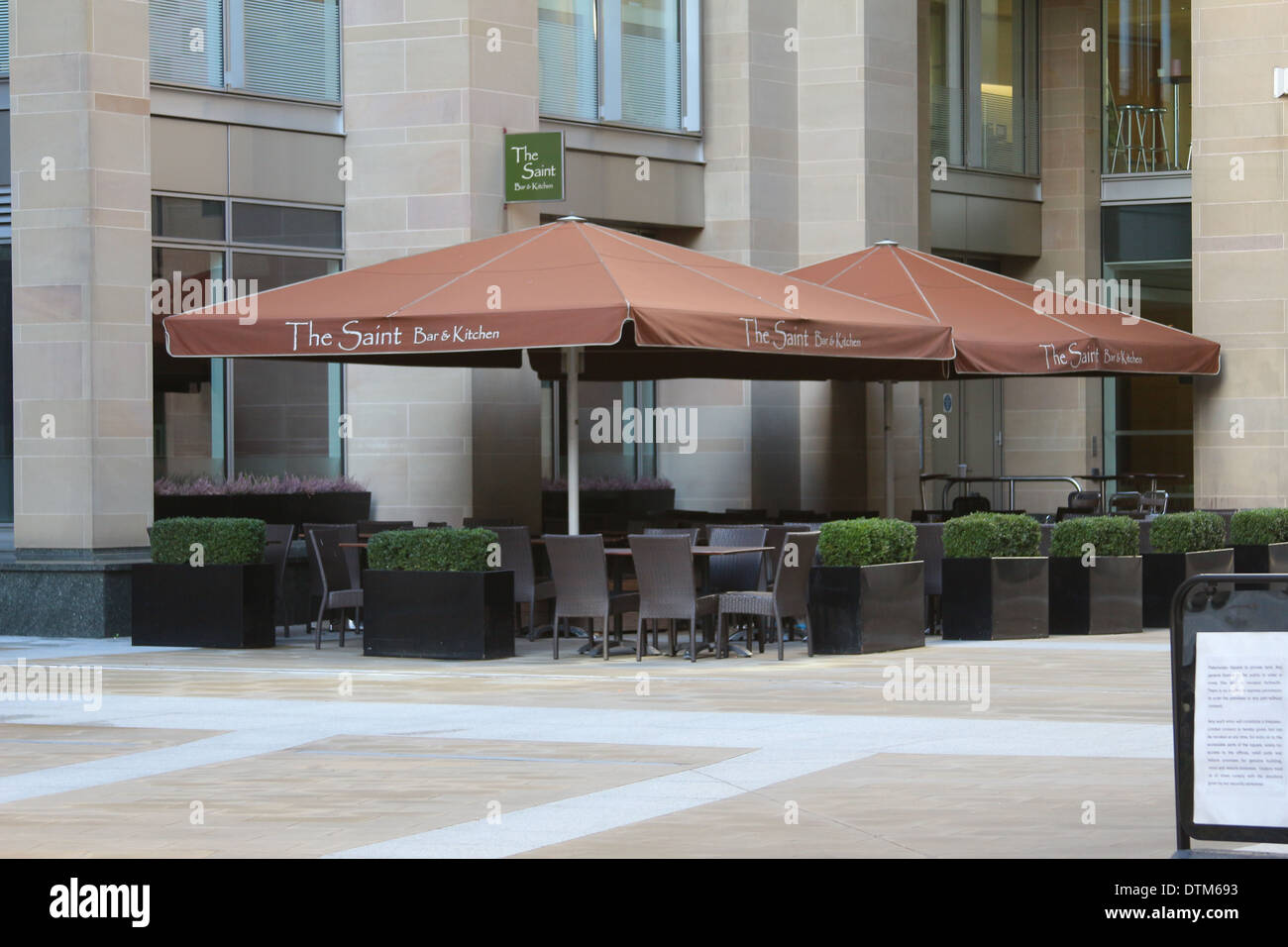 Das Saint Bar und Küche Restaurant in Paternoster Square, London Stockfoto
