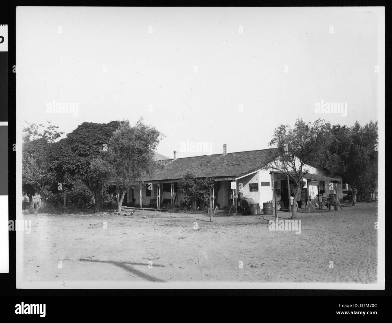 Viele Speicher, Bühne Station, Hotel und Postamt zum Pala, Kalifornien, ca.1901-1905 Stockfoto